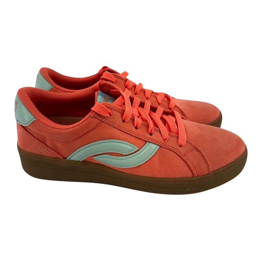Ryka Viv Next Casual Low Top Sneakers Womens 7M Orange Coral Mint